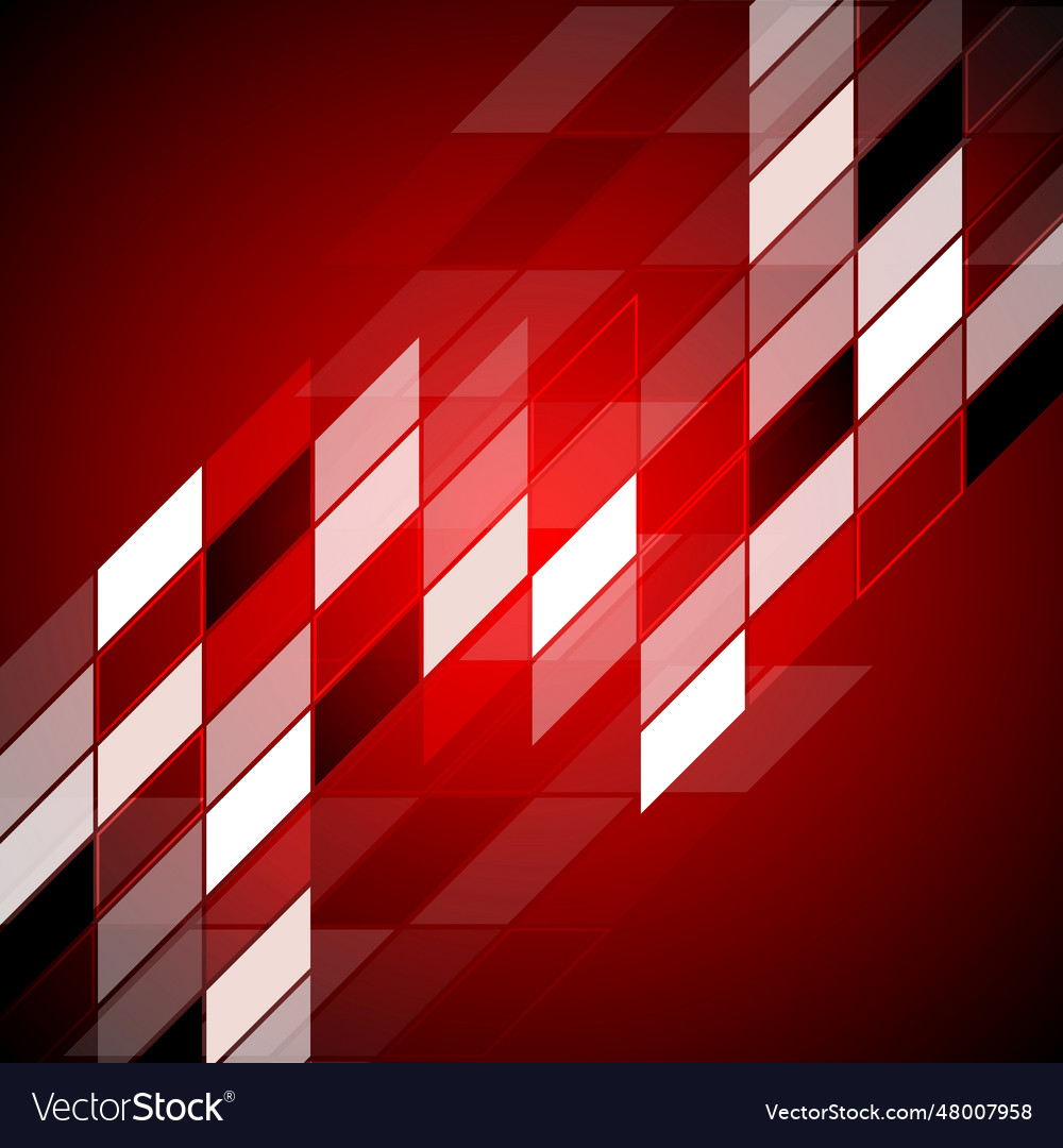 Red hi-tech abstract design