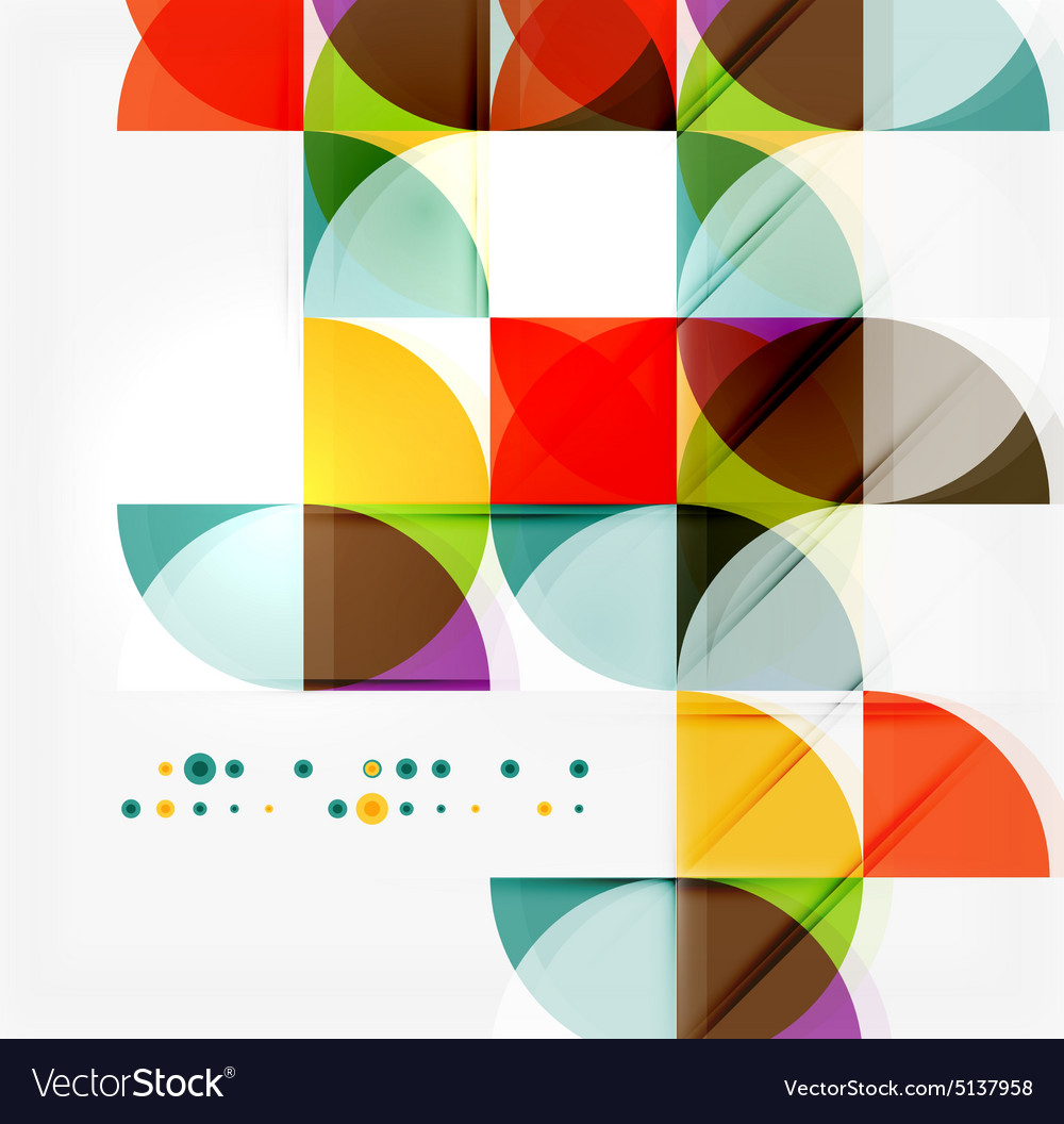 Semicircle triangle pattern