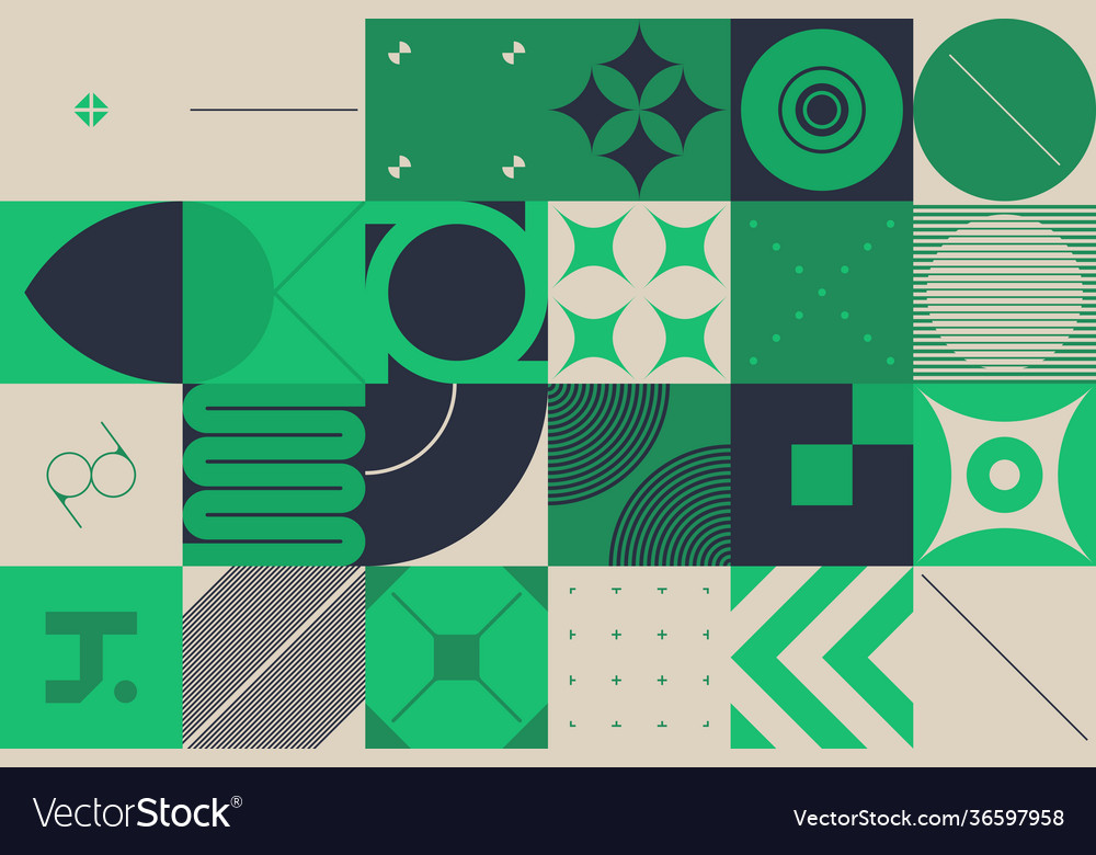 Techno abstract pattern design vector image Techno abstract pattern design