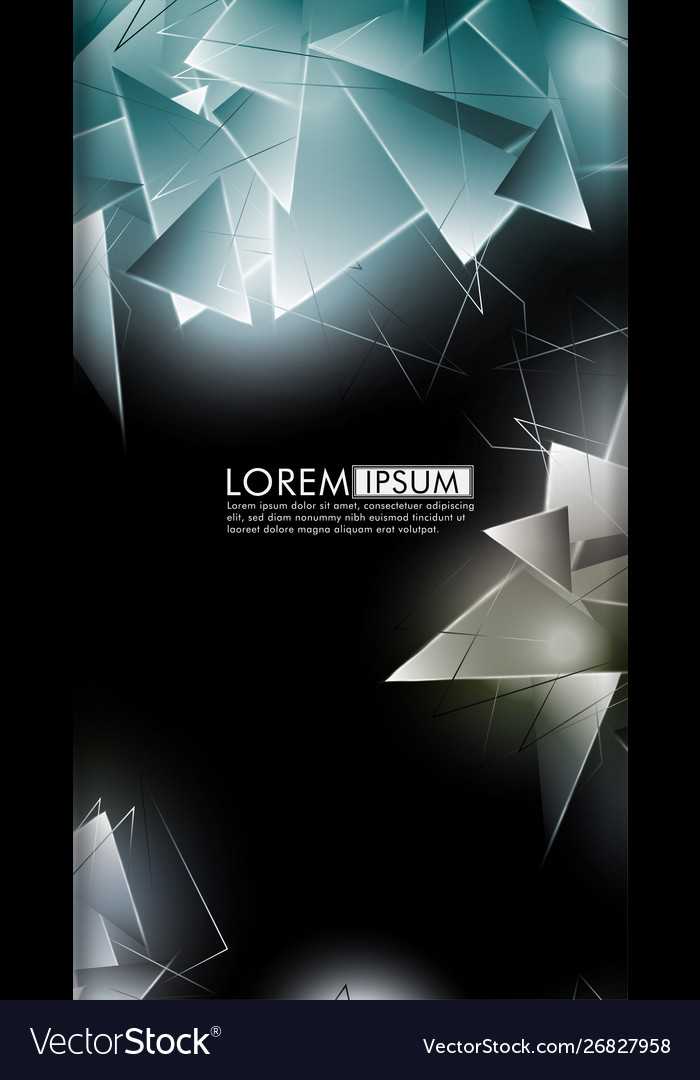 Vertical triangle background abstract composition