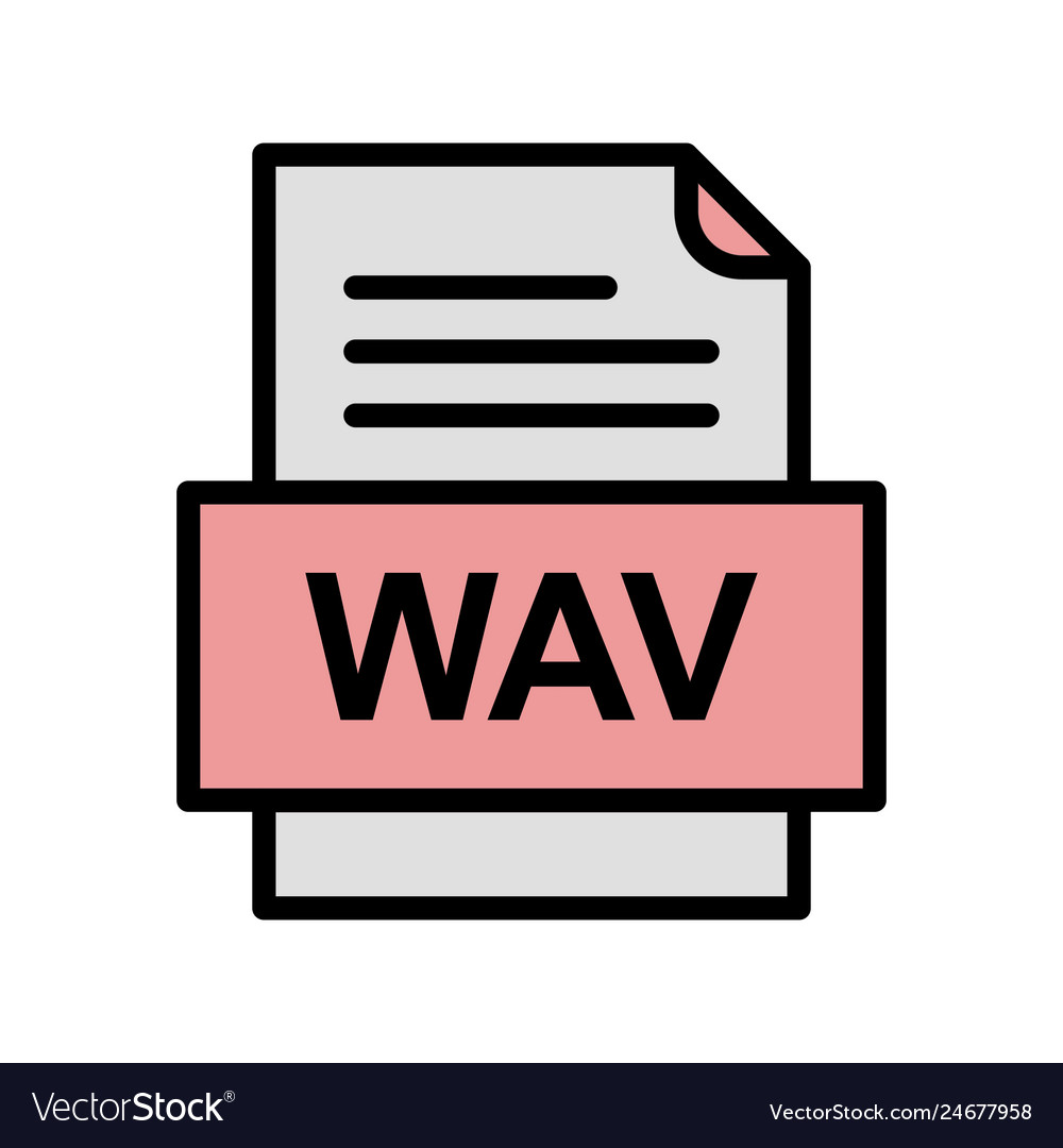 Wav file document icon