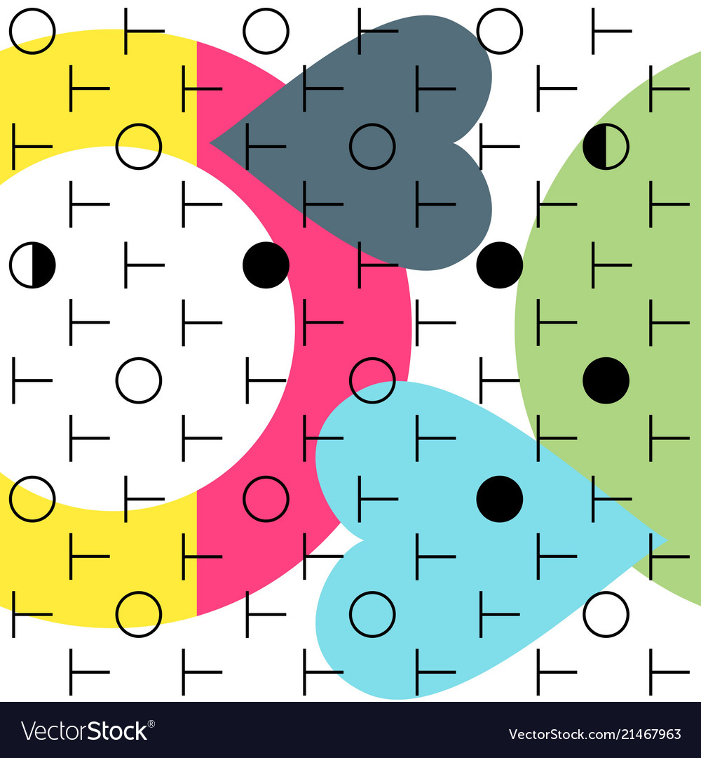 Geometric abstract seamless pattern background