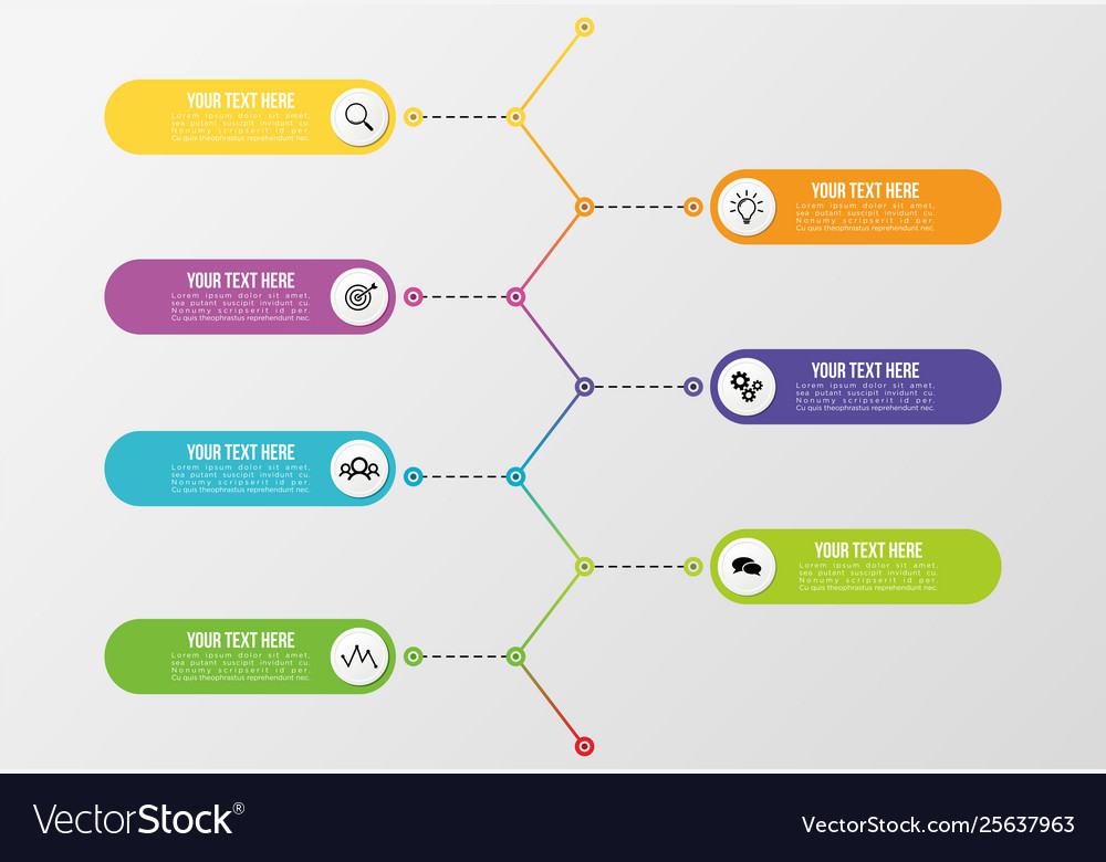 Infographic design template with options steps