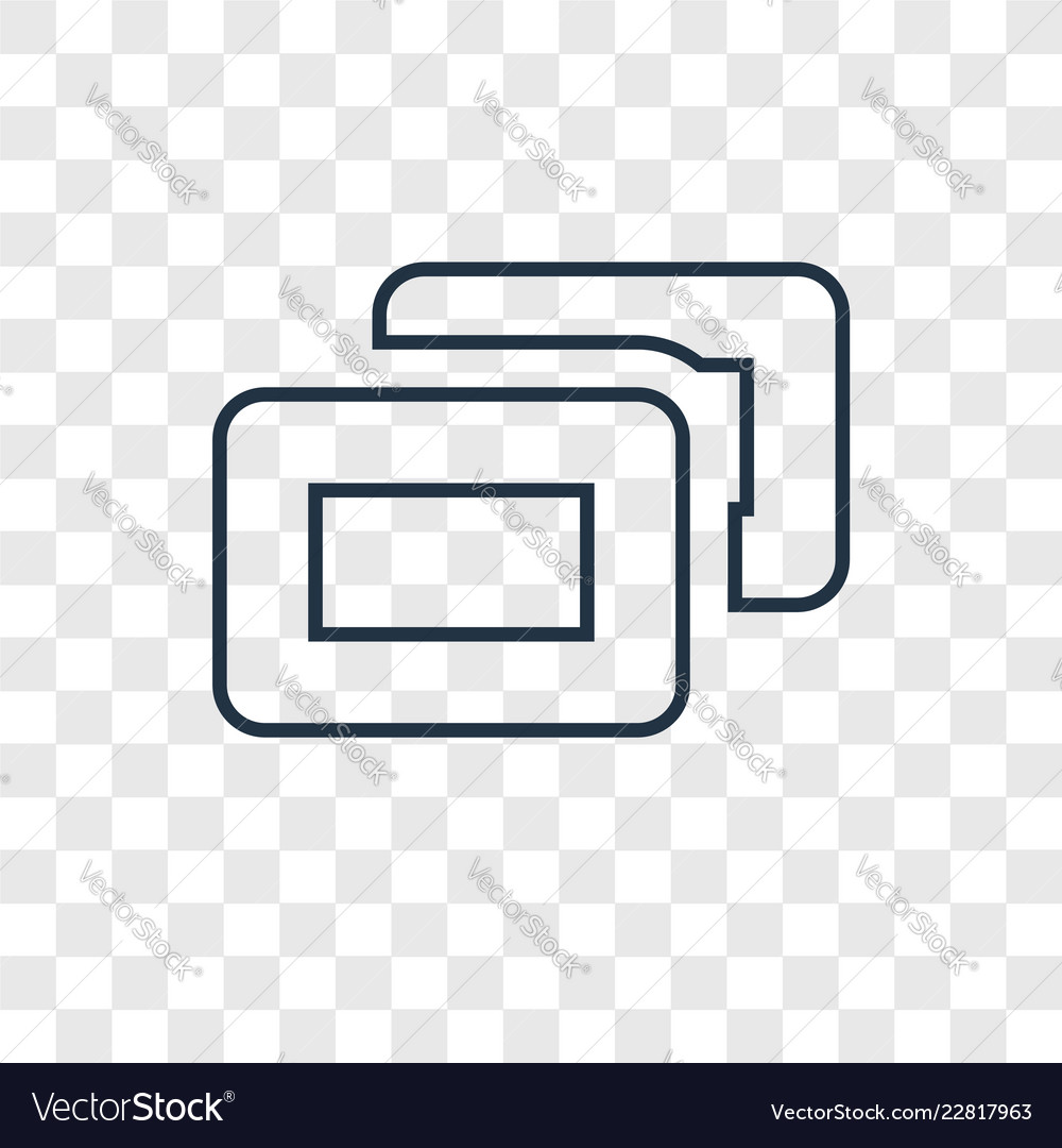 Minimize concept linear icon isolated