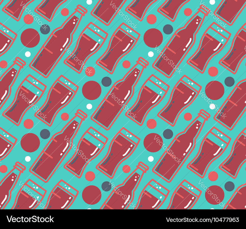 Oktoberfest seamless pattern Royalty Free Vector Image