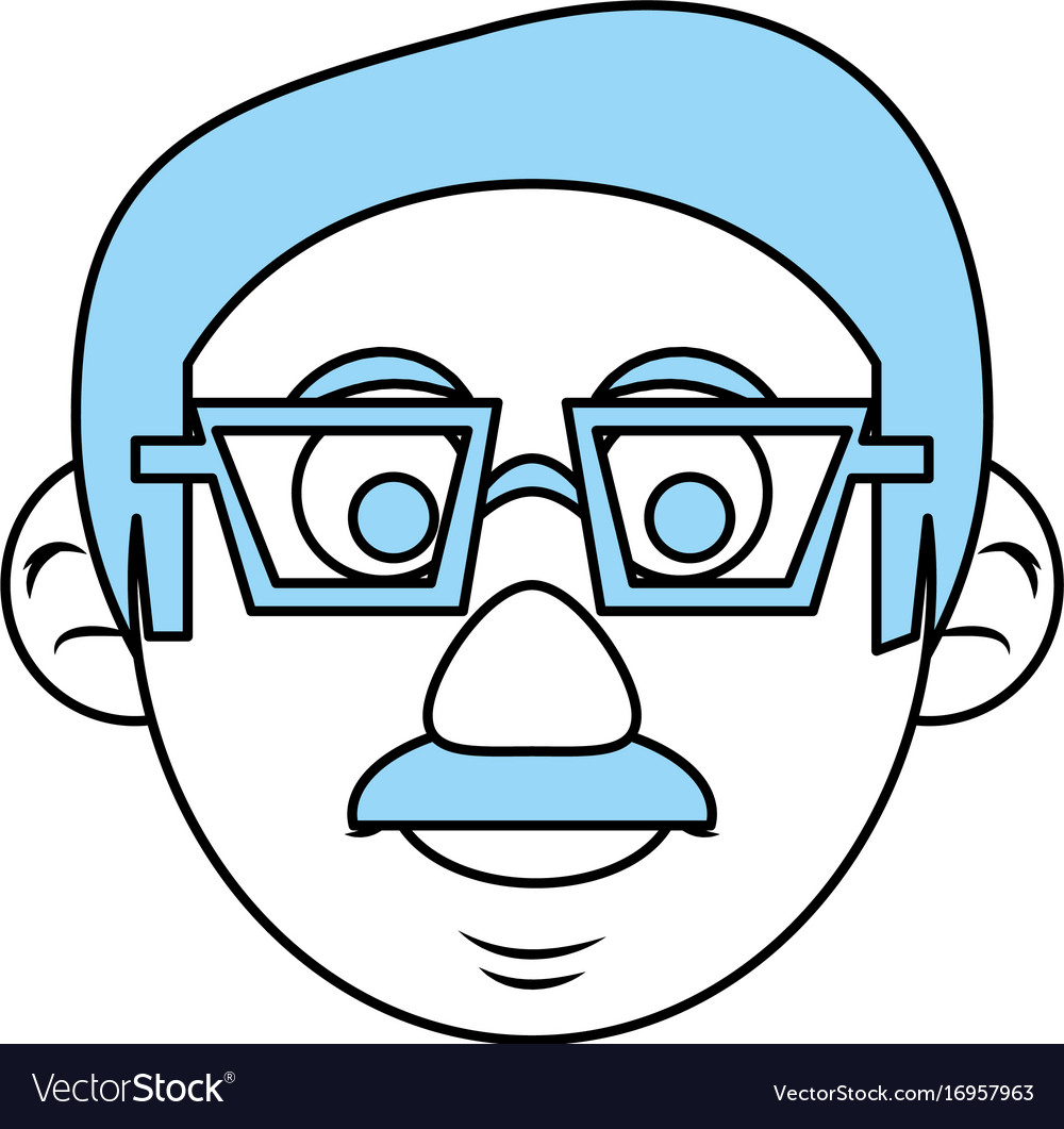 Old Man Royalty Free Vector Image Vectorstock