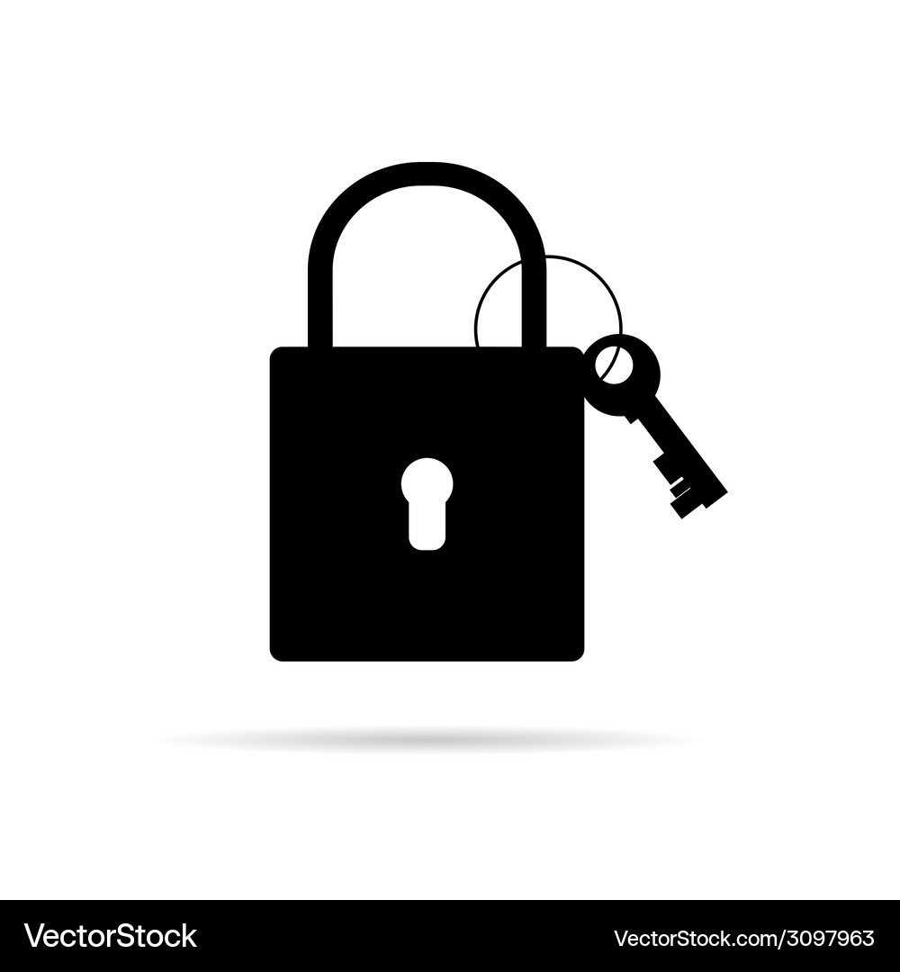 Padlock icon Royalty Free Vector Image - VectorStock