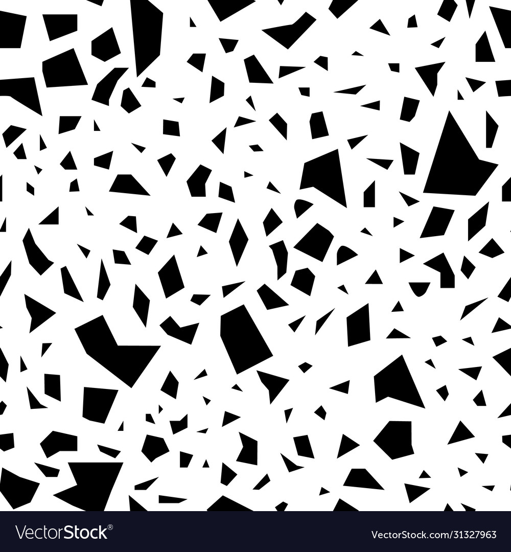 Seamless background randomly placed sharp black vector image Seamless background randomly placed sharp black