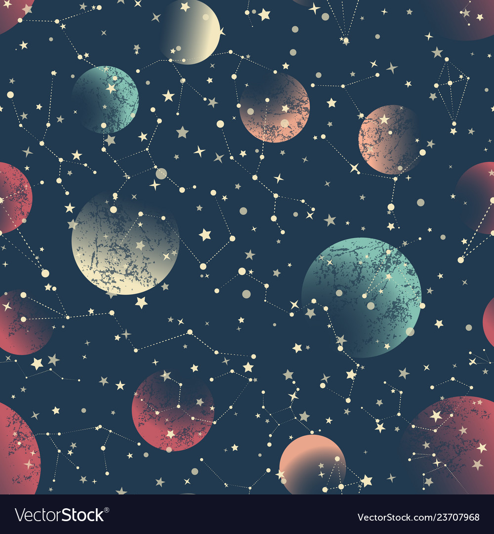 Celestial Abstract Pattern
