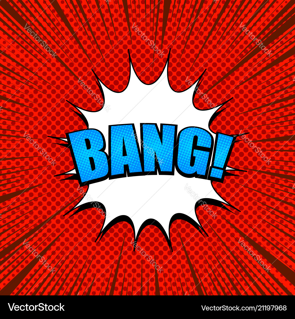 Comic book bright template Royalty Free Vector Image