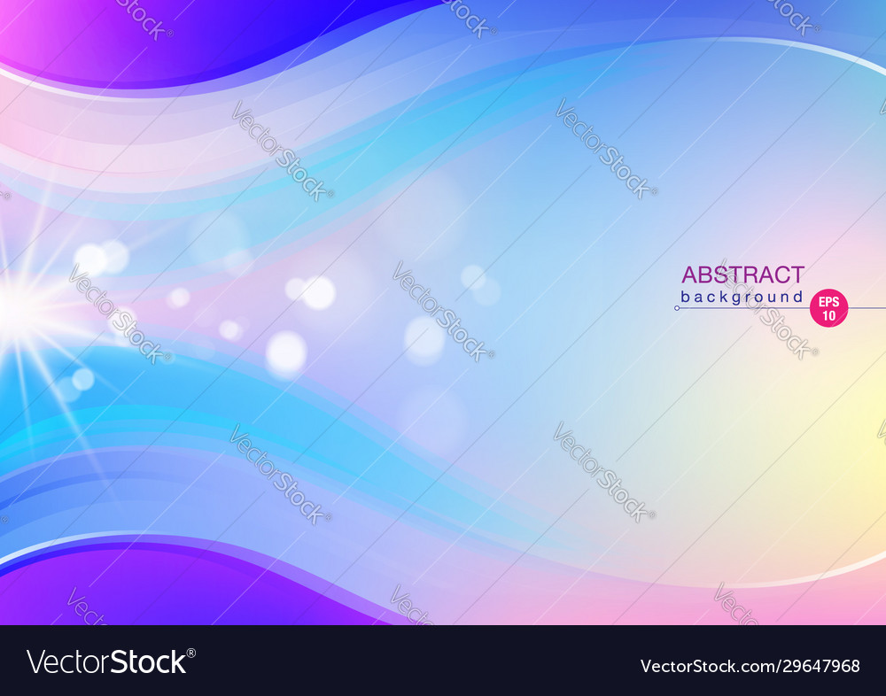 Dynamische Formen bokeh mit Gradienten Hintergrund vector image Dynamische Formen bokeh mit Gradienten Hintergrund
