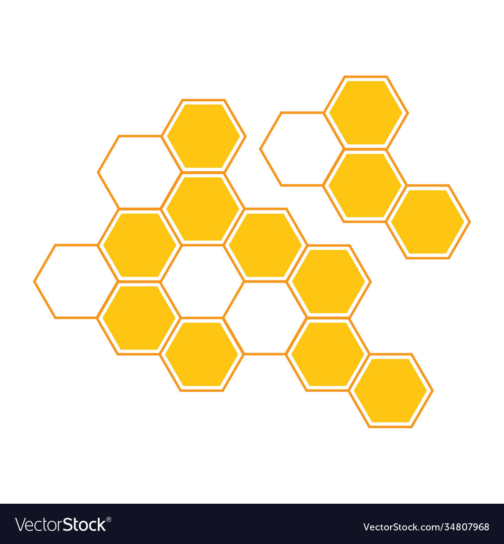 Honeycomb background texture design Royalty Free Vector