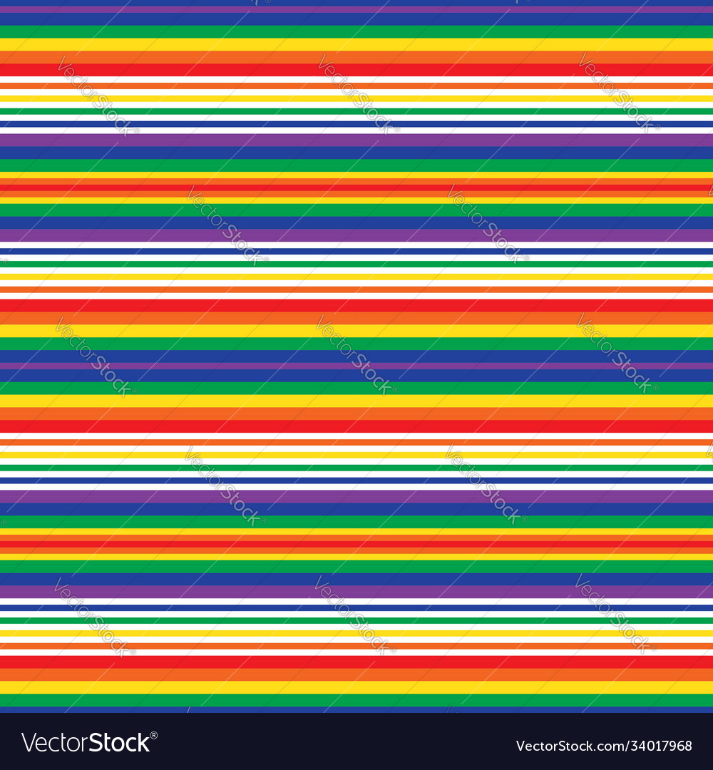 Rainbow stripe seamless pattern background