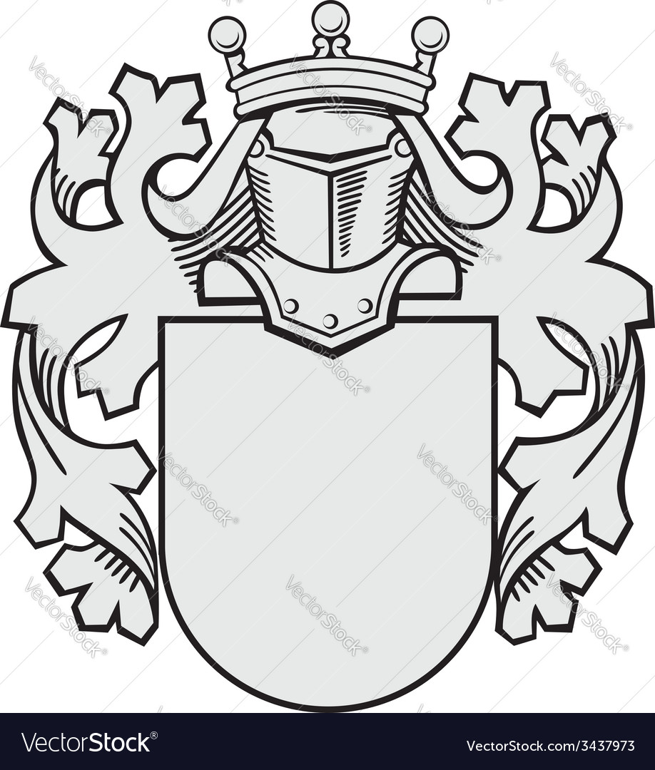 Aristocratic emblem No36 Royalty Free Vector Image