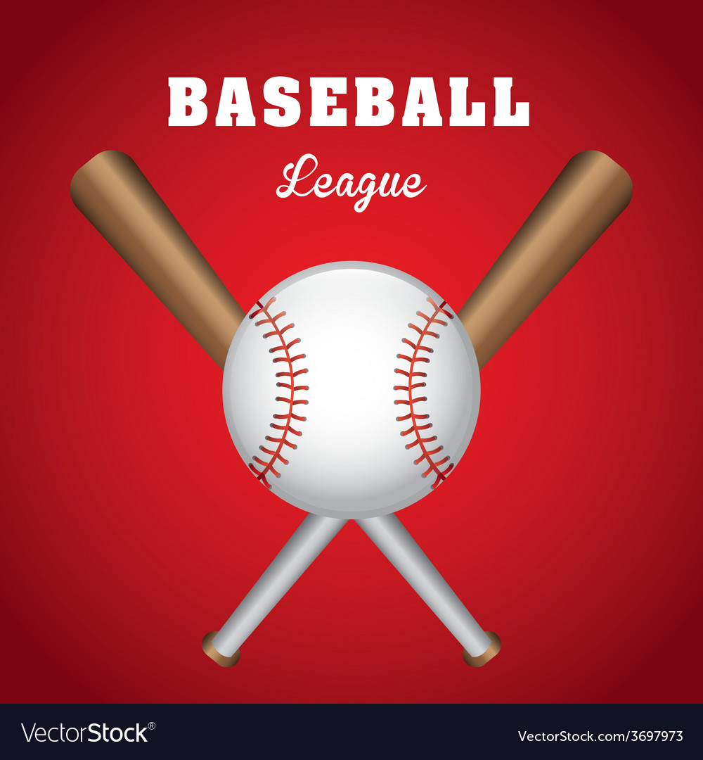 Baseball design Royalty Free Vector Image - VectorStock