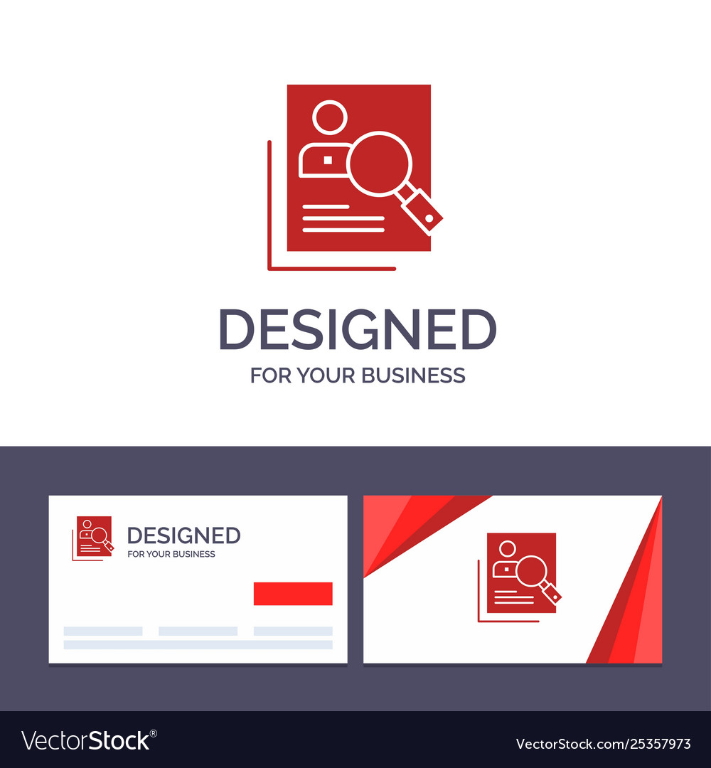 Creative business card and logo template employee