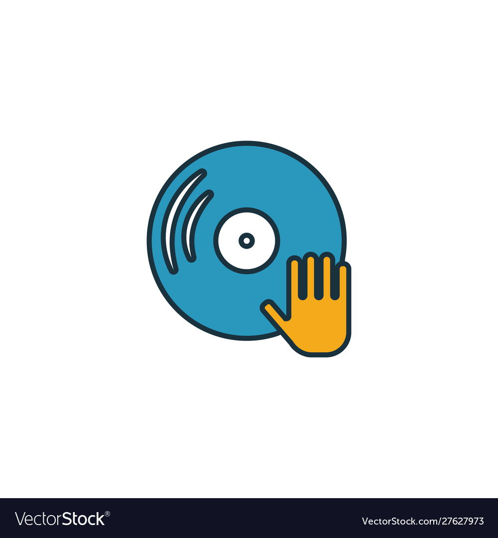 Dj icon simple element from party icons