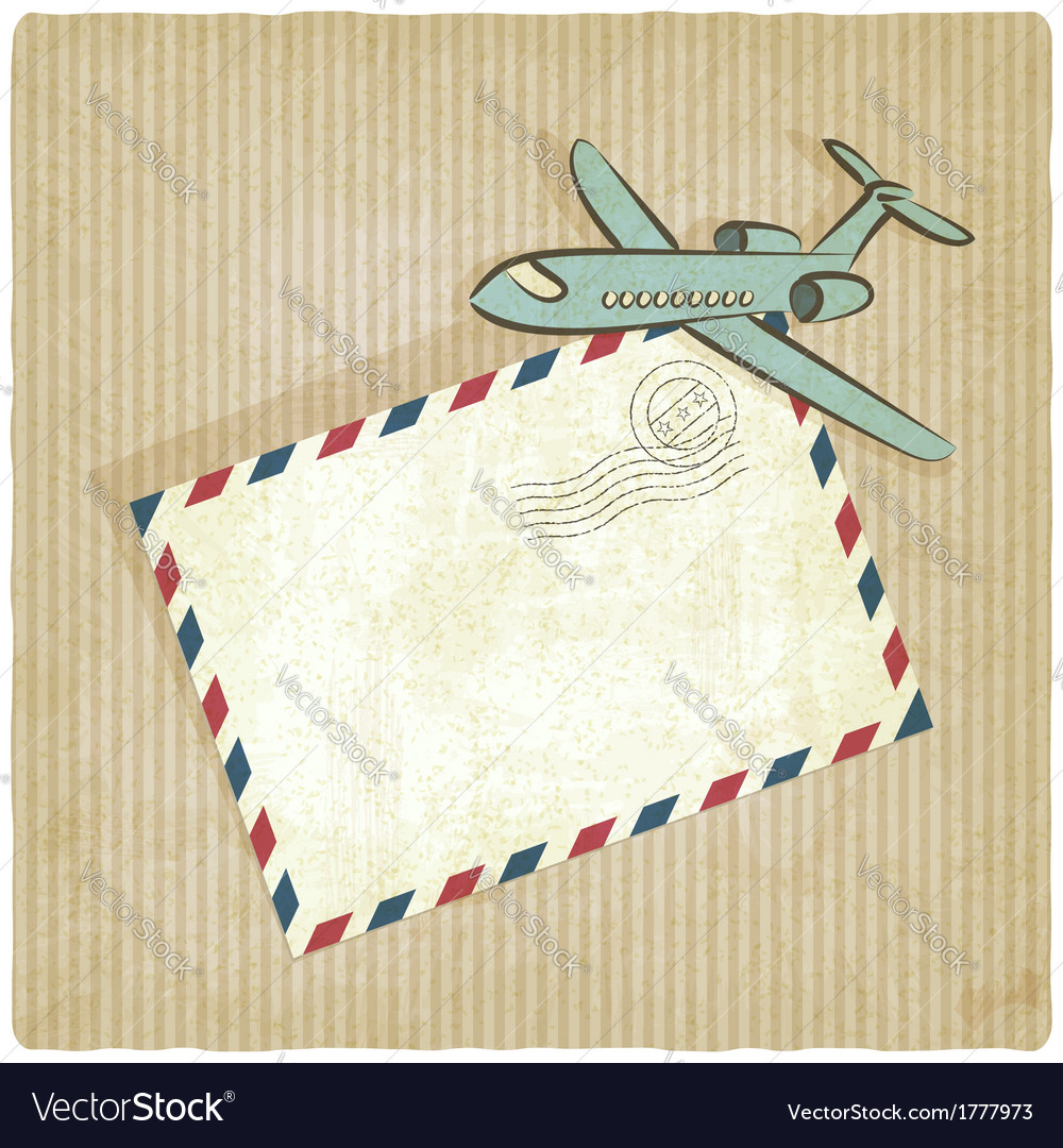 Retro Postal Background
