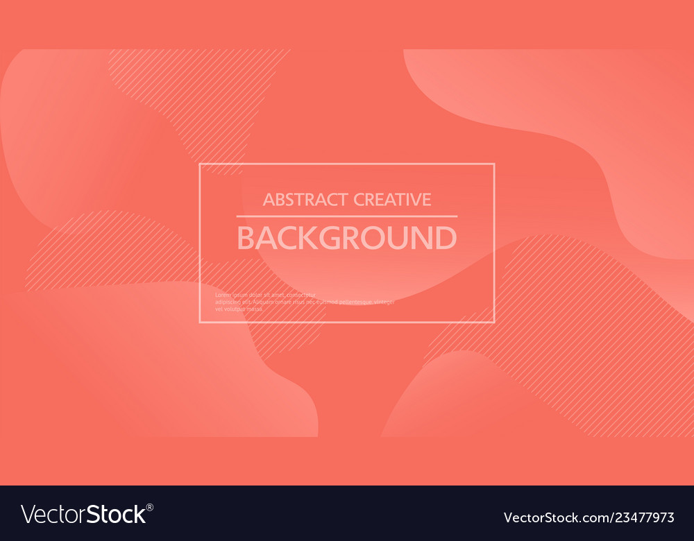 Simple abstraction in red color vector image Simple abstraction in red color