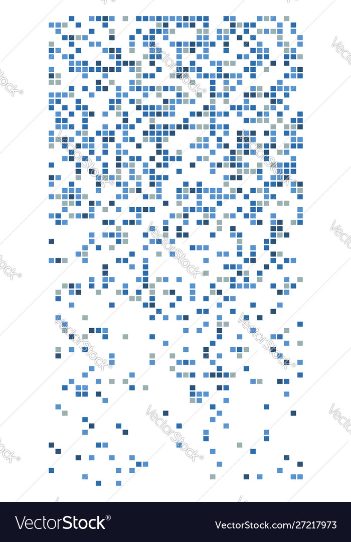 Squares pixelated block pixels random mosaic vector image Squares pixelated block pixels random mosaic
