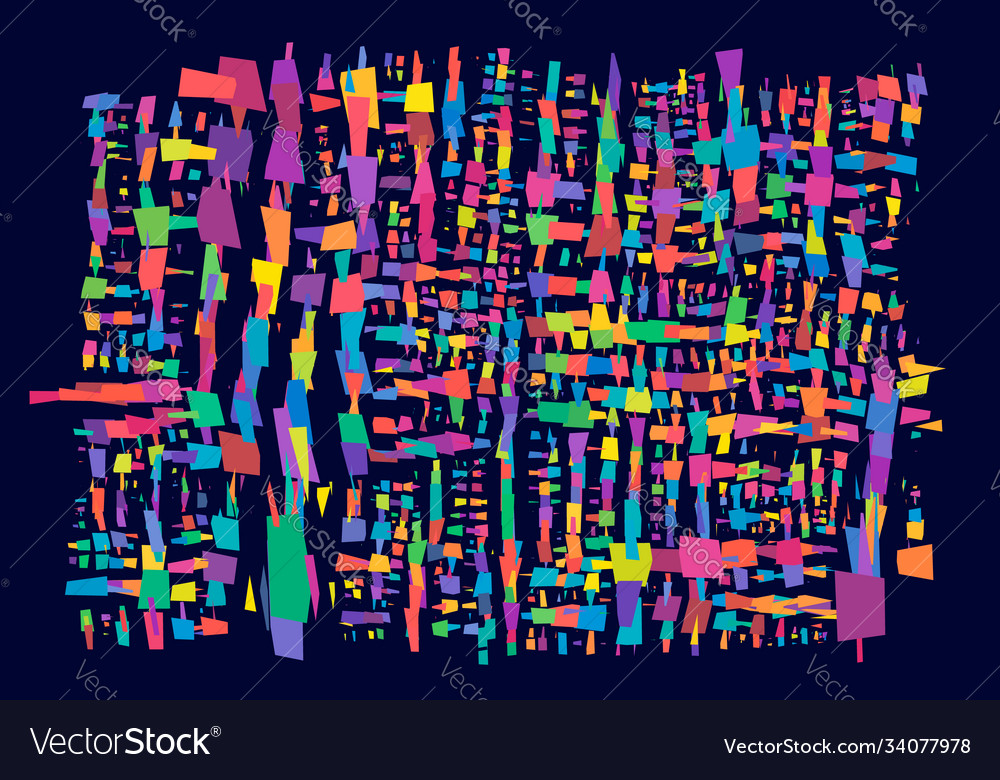 Abstract art - random geometry shapes generative vector image Abstract art - random geometry shapes generative