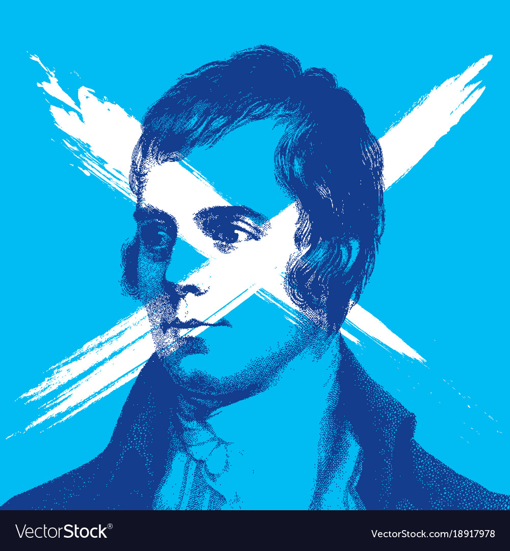 Robbie burns night Royalty Free Vector Image - VectorStock