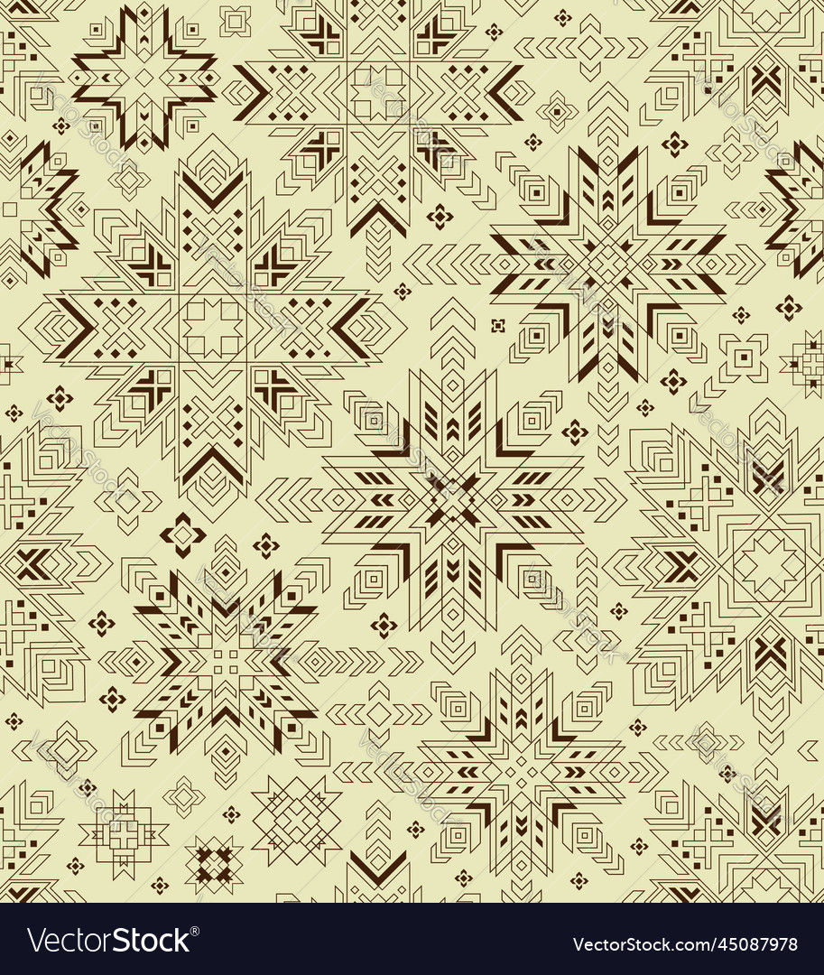 Seamless pattern with polygon on a yellow vector image Seamless pattern with polygon on a yellow