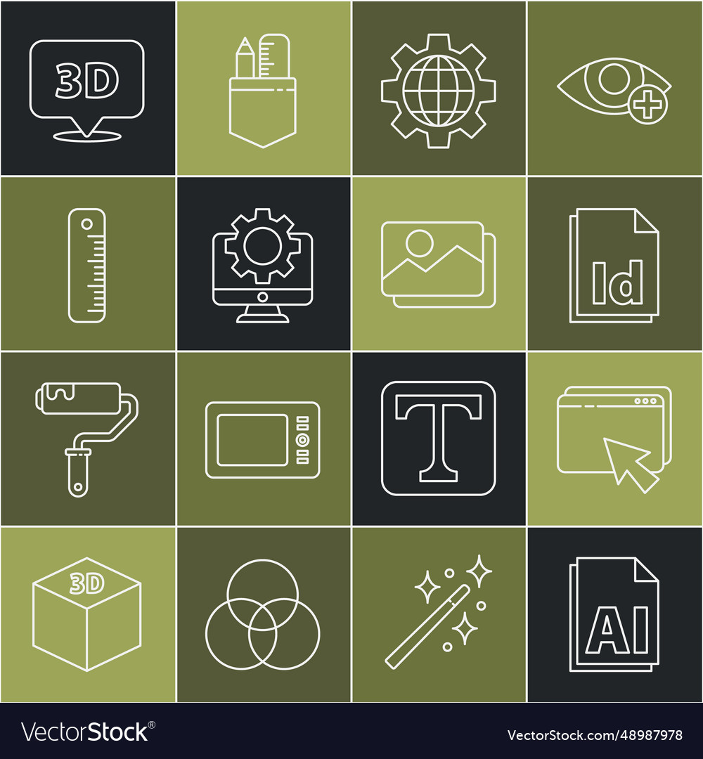Position ai Datei Dokument Webdesign vector image Position ai Datei Dokument Webdesign