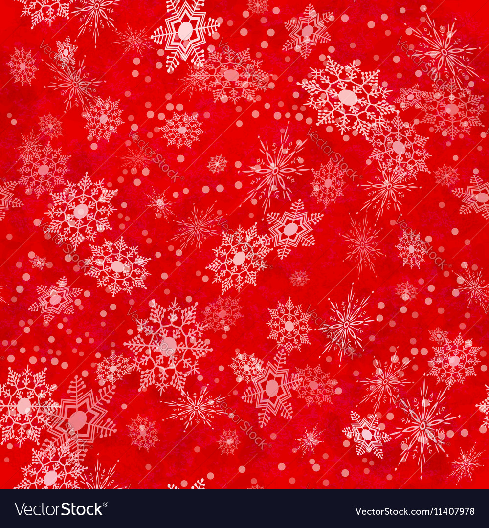 Snowflake seamless pattern