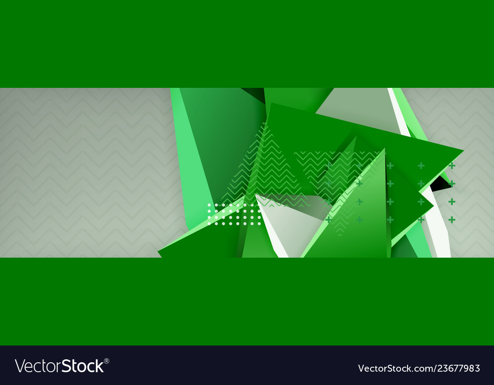 3d triangular minimal abstract background