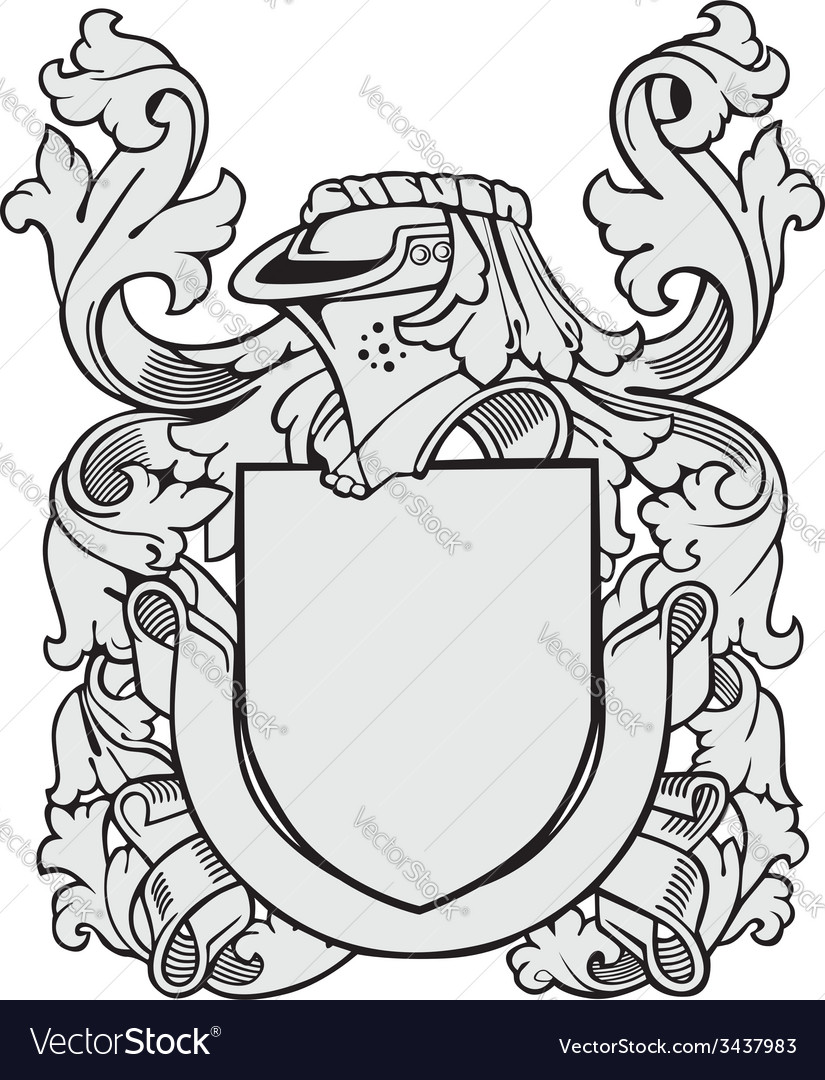 Aristocratic emblem no41 Royalty Free Vector Image