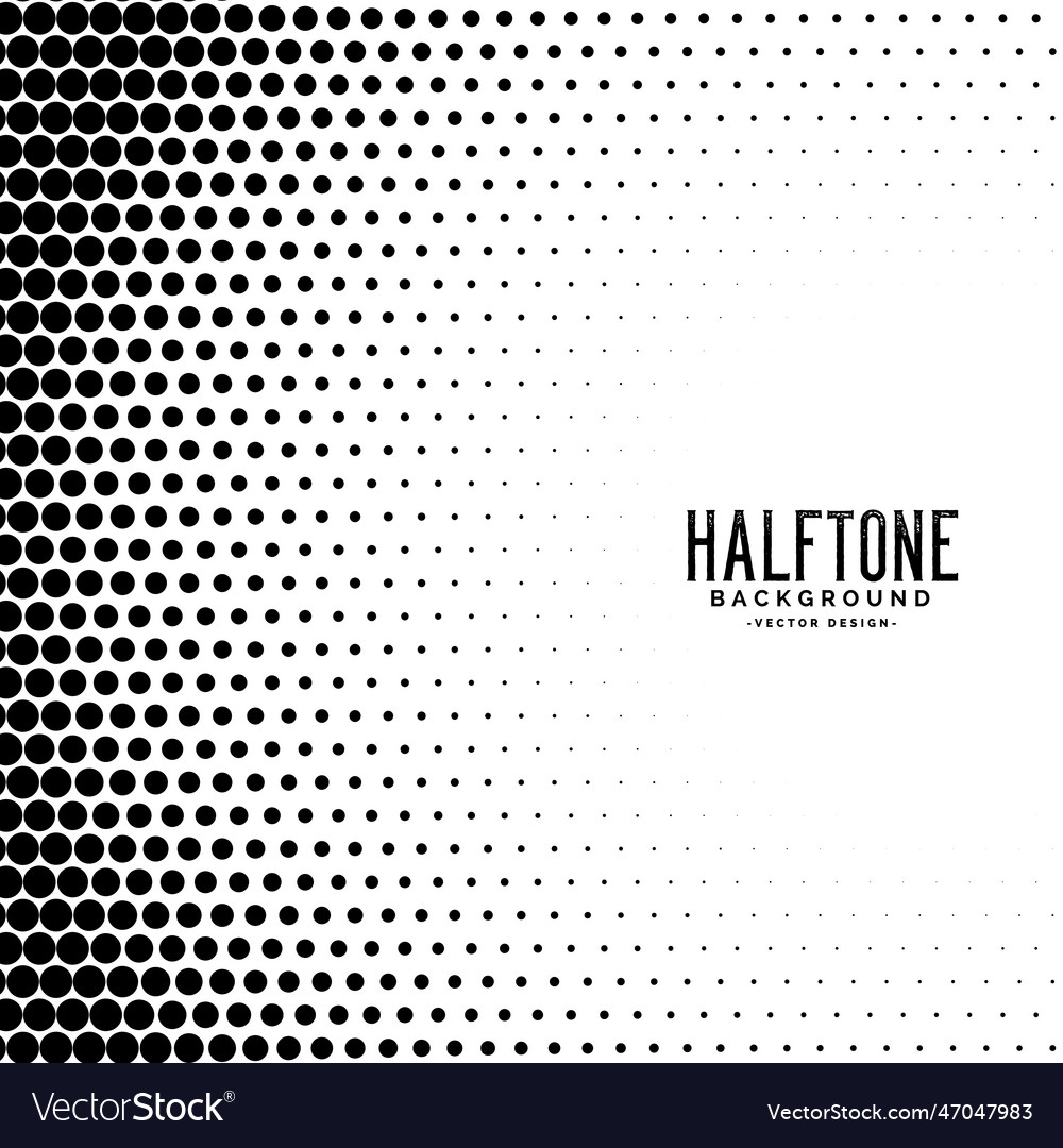 Halftone gradient dots pattern background