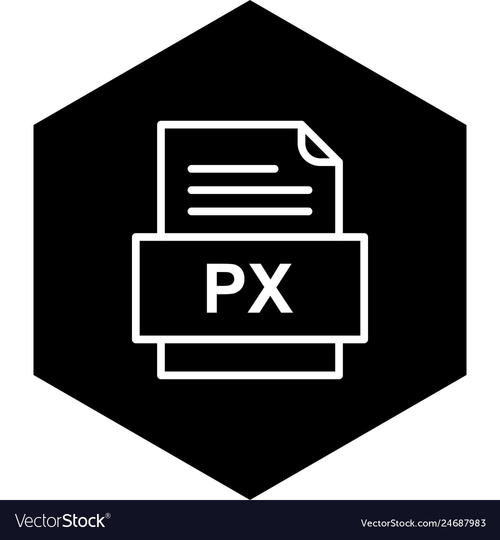 Px file document icon