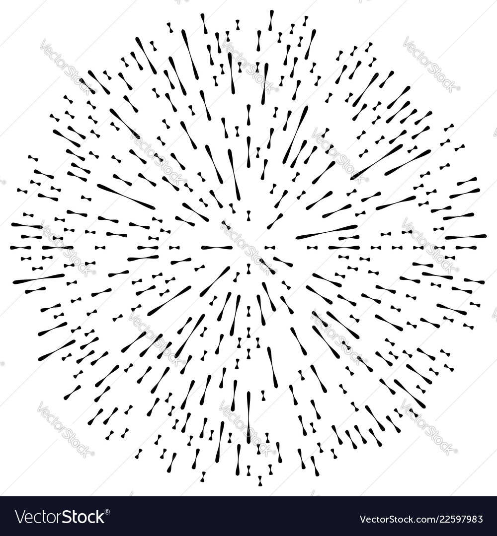 Random radial lines explosion effect radiating vector image Random radial lines explosion effect radiating