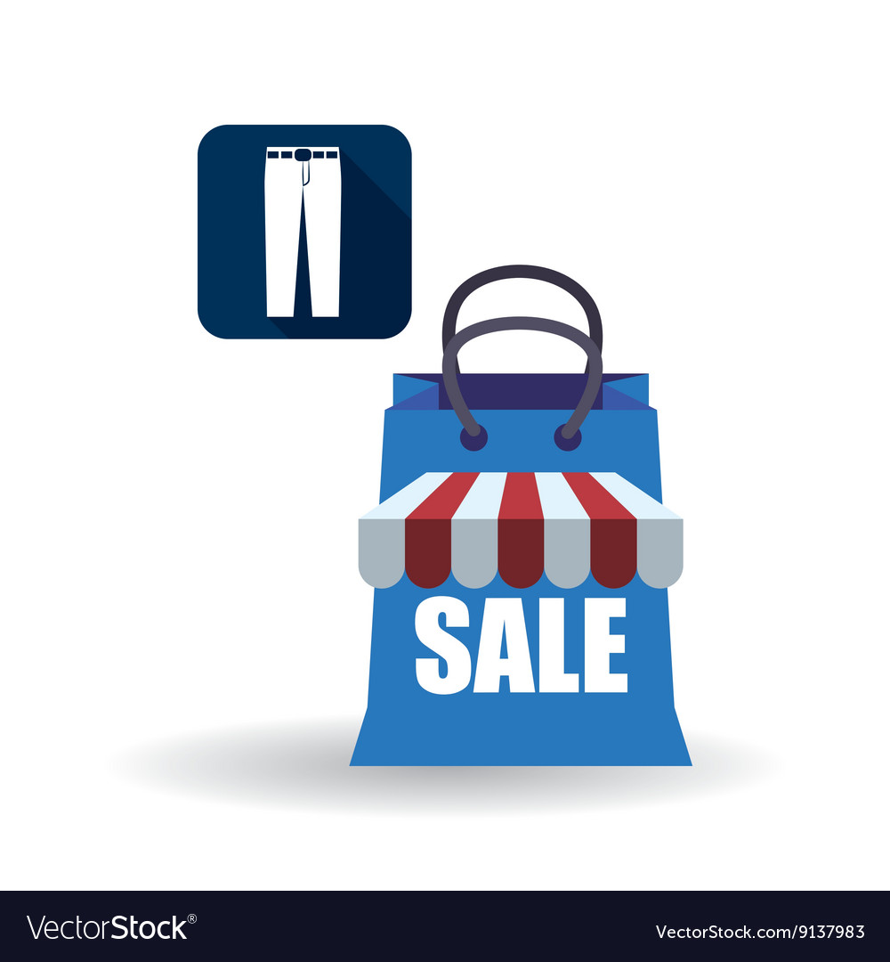 Sales and retail design shopping icon white