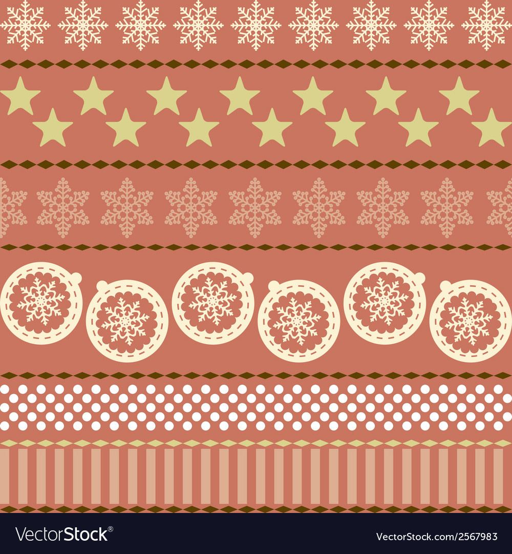 Winter year seamless pattern