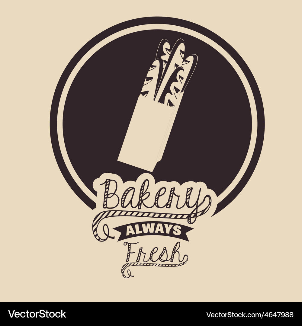 Bakery design Royalty Free Vector Image - VectorStock