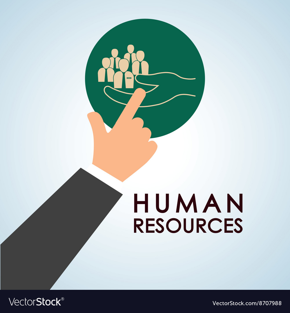 Human resources design people icon employee Vector Image