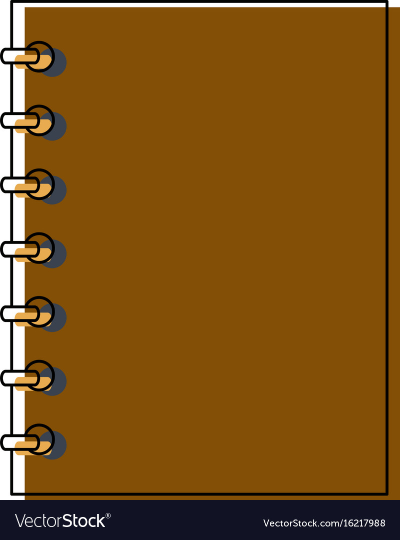 Notebook spiral study writing element
