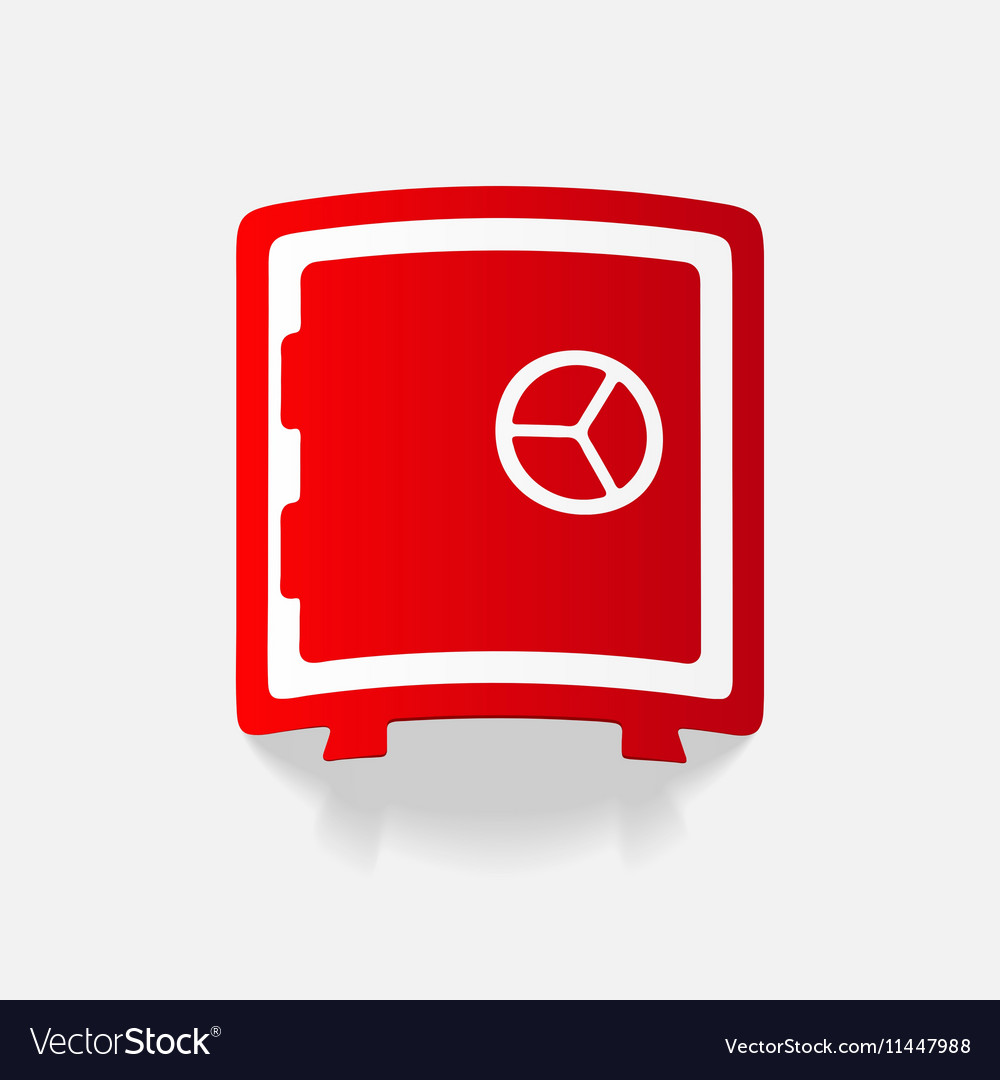 Realistic design element safe
