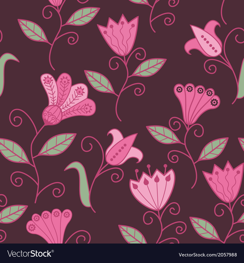 Seamless texture with flowers endless floral