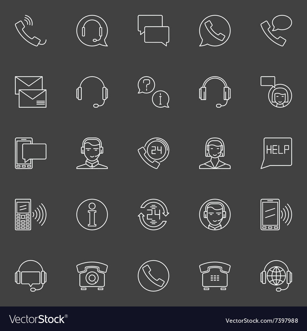 Support Service Icons