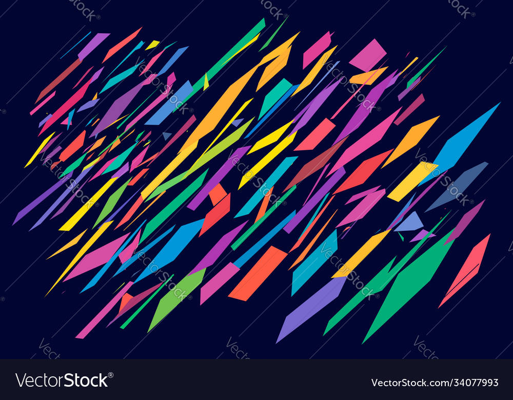 Abstract art - random geometry shapes generative vector image Abstract art - random geometry shapes generative