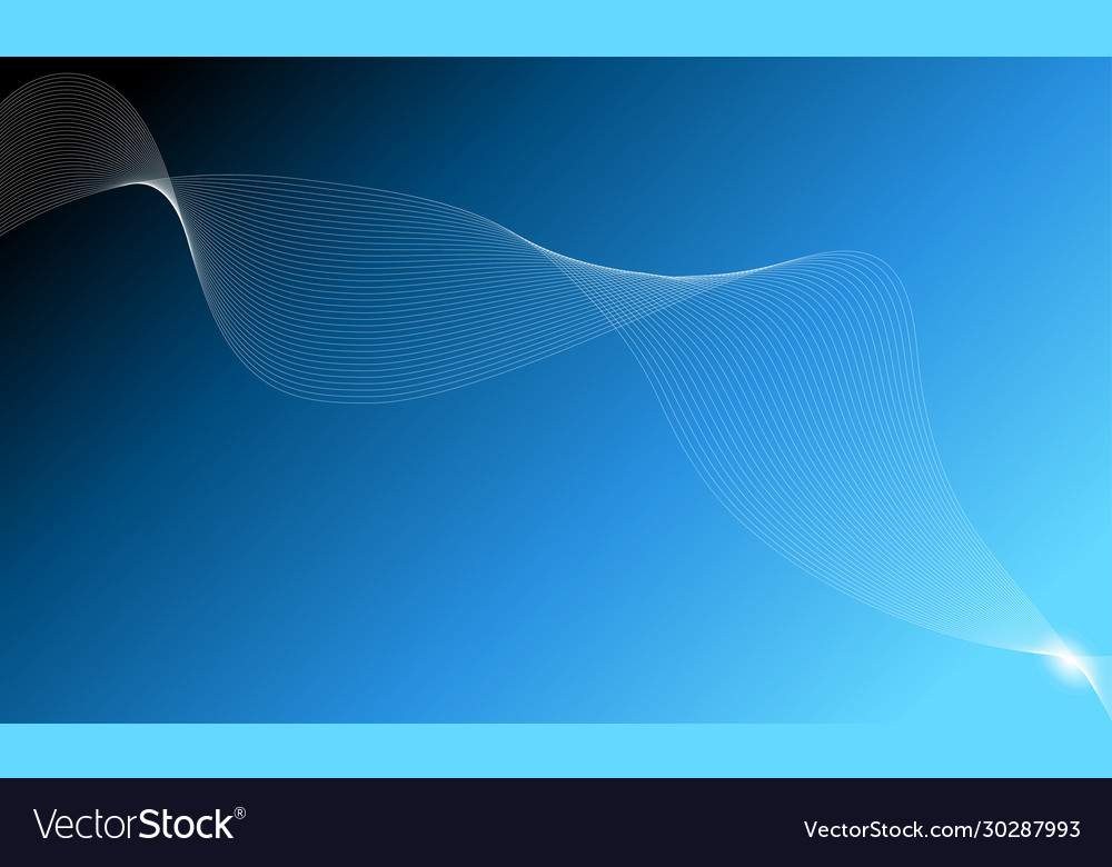 Abstract wave element for design digital