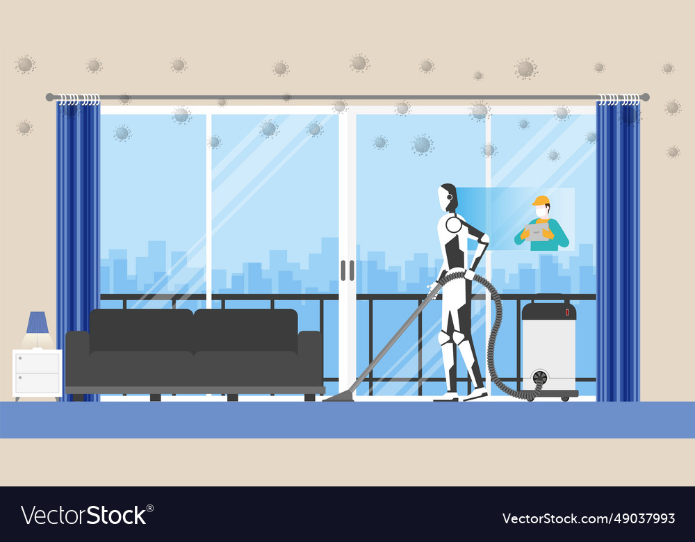 Artificial intelligence mechanism uses automatic Vector Image Artificial intelligence mechanism uses automatic
