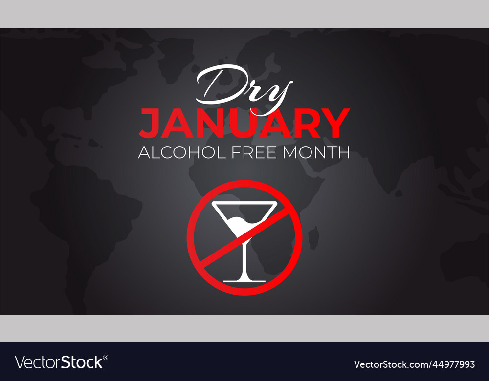 Black dry january background banner royalty free vector