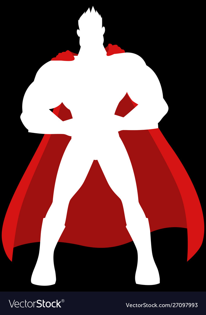 Cartoon a superhero vector image Cartoon a superhero