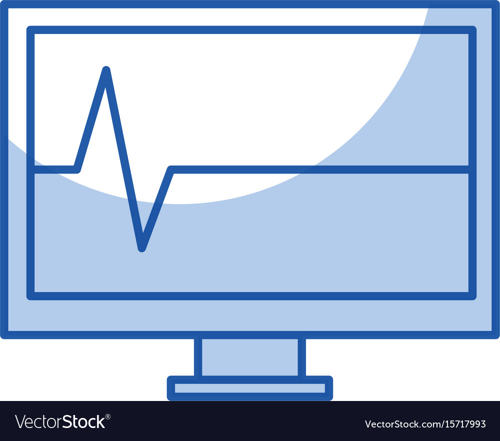 Computer display with cardiology app