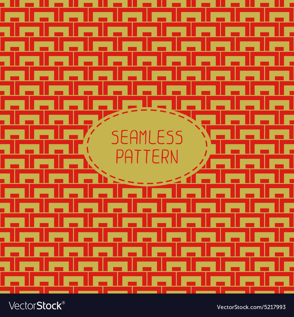 Geometric national chinese seamless pattern