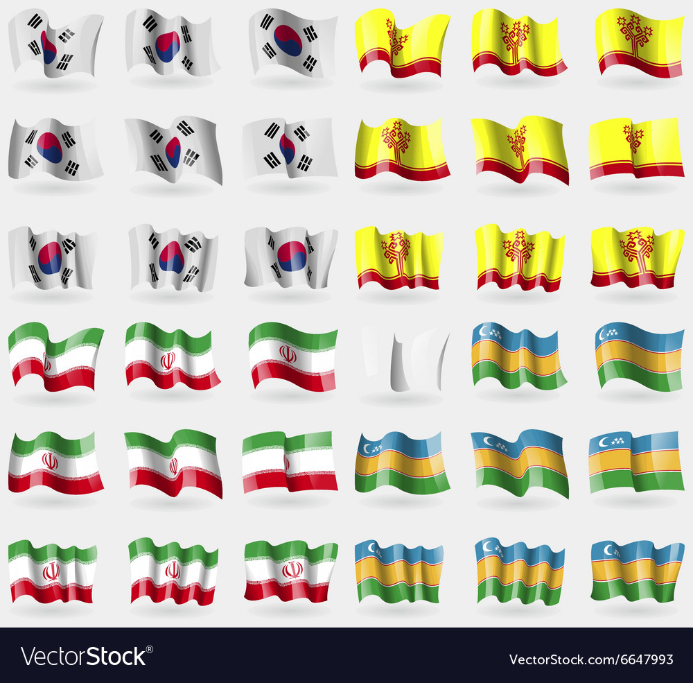 Korea south chuvashia iran karakalpakstan set